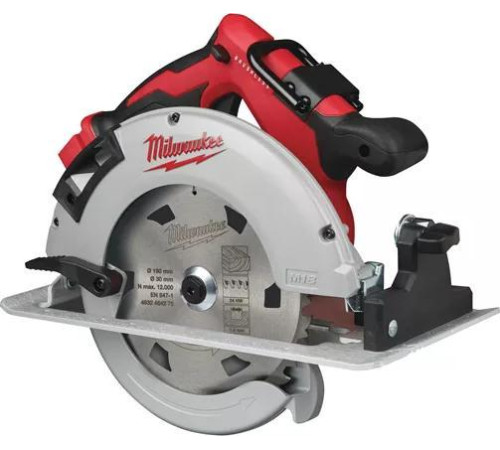 Пила циркулярна акумуляторна Milwaukee M18 BLCS66-0X 18 V 190 мм (без акумулятора)