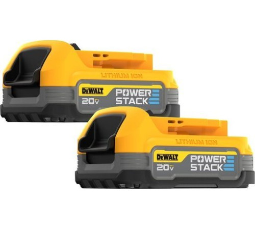 Набір Dewalt з 2 акумуляторів Powerstack 18V XR 1,7 Ah