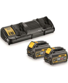 Акумулятори + зарядний пристрій Dewalt DCB132 54/18V 6,0/2,0Ah