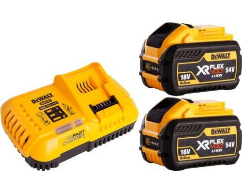 Акумулятор + зарядний пристрій DCB547 Xr FlexVolt 9.0Ah Набір Dewalt Xr FlexVolt DCB118