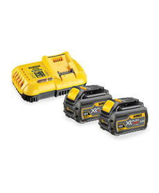 Акумулятори + зарядний пристріій DCB546 XR Flexvolt 6.0Ah (DCB118T2) Набір Dewalt XR Flexvolt Kit DCB118