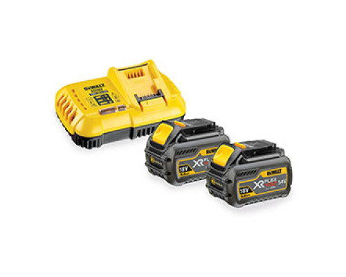 Акумулятори + зарядний пристріій DCB546 XR Flexvolt 6.0Ah (DCB118T2) Набір Dewalt XR Flexvolt Kit DCB118