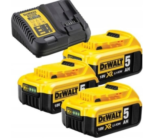 Акумулятори x3 + зарядний пристрій Dewalt (DCB115P3-QW)