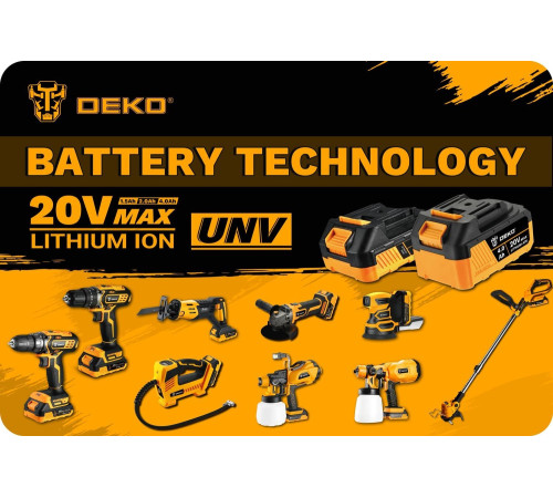 Акумулятор Deko 2 Ah 20 V UNV Li-Ion (BT20XL01-1020)