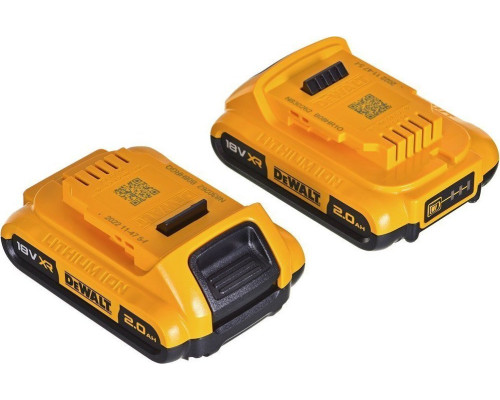 Перфоратор 18V 1.4J 2x2.0Ah DCH172D2 DEWALT