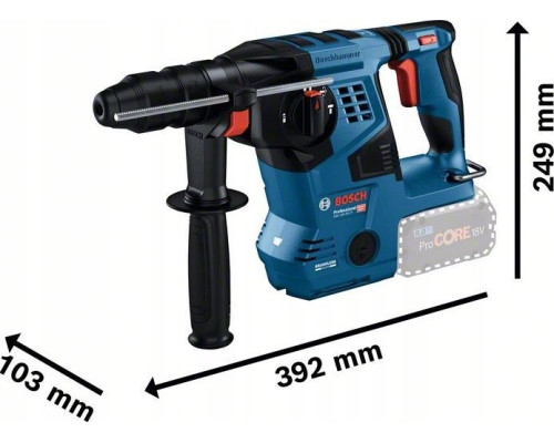 Перфоратор HAMMER GBH 18V-28 CF 2x8.0Ah PROCORE 3.4J LB