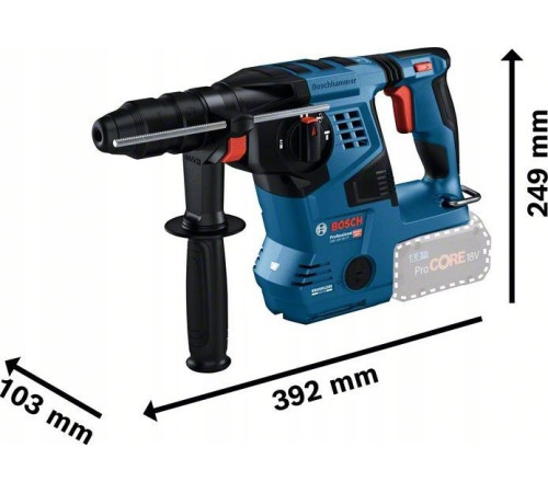 Перфоратор HAMMER GBH 18V-28 CF 2x8.0Ah PROCORE 3.4J LB Перфоратор HAMMER GBH 18V-28 CF 2x8.0Ah PROCORE 3.4J LB