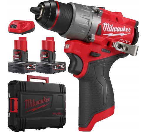 Акумуляторний дриль-шуруповерт Milwaukee M12 FDD2-402X 12V