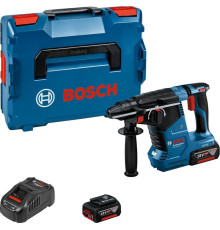 Акумуляторна перфоратор Bosch GBH 18V-24 C Professional, 18V (2x Li-Ion 5.0Ah, Bluetooth, в L-BOXX)