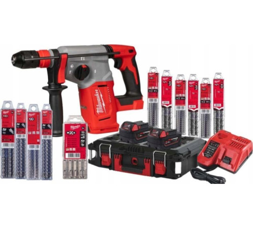 Перфоратор Milwaukee HAMMER. M18BLHX100P-502P +ACC 2.3J...