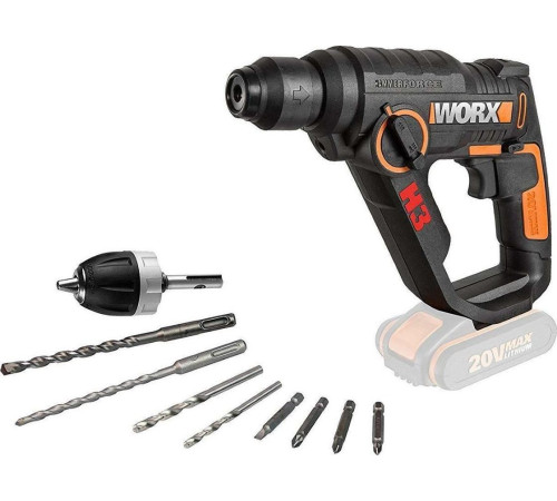 Перфоратор акумуляторний Worx WX390.9 20 В