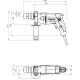 Перфоратор мережевий Metabo 600Вт