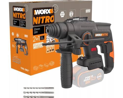 Безщіточний перфоратор Worx WORX WX381.9 20V 2.0J