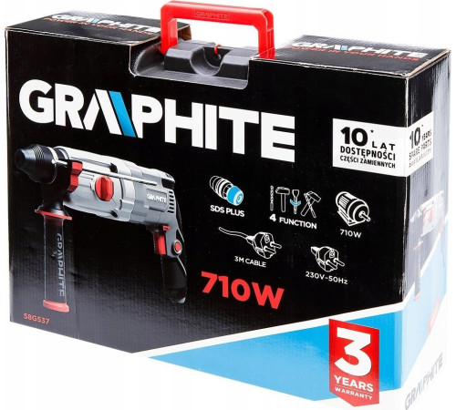 Перфоратор акумуляторний Graphite 58G537 710 Вт