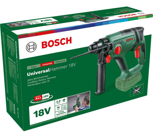 Акумуляторний перфоратор Bosch UniversalHammer 18V