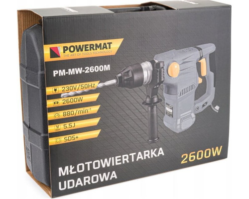 Перфоратор мережевий POWERMAT PM-MW-2600M 2600Вт