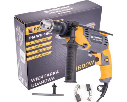 Ударний дриль Powermat IMPACT DRILL 1600W POWERMAT PM-WU-1600M