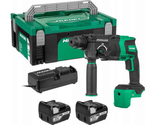 Перфоратор акумуляторний Hikoki HIKOKI DRILL 18V DH18DPC 3.2J 2x5.0Ah HITSYSTEM