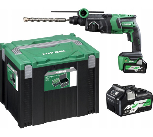 Перфоратор акумуляторний Hikoki HIKOKI DRILL 18V DH18DPC 3.2J 2x5.0Ah HITSYSTEM