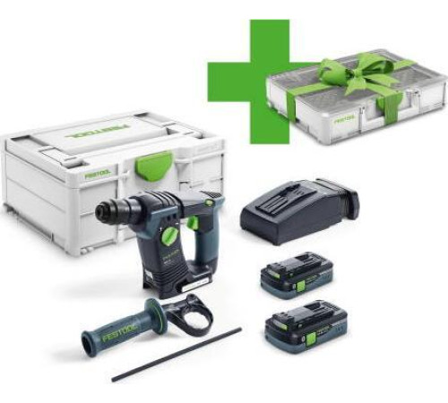 Перфоратор акумуляторний Festool BHC 18 HPC 4,0 I-Plus Organizer Edition 18 V