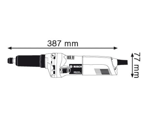 Пряма шліфувальна машина Bosch GGS 8 CE 750Вт