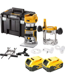 Фрезер акумуляторний Dewalt DCW604P2 18V (2 x акумулятора)