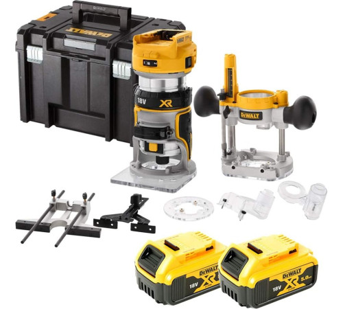 Фрезер акумуляторний Dewalt DCW604P2 18V (2 x акумулятора)