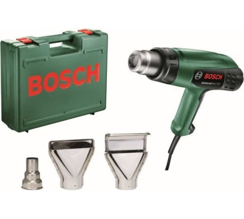 Фен будівельний Bosch Universal Heat 600 з 2 додатковими насадками Фен будівельний Bosch Universal Heat 600 з 2 додатковими насадками