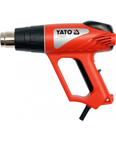 Фен будівельний  Yato 2000 Вт (YT-82291) + 3 насадки