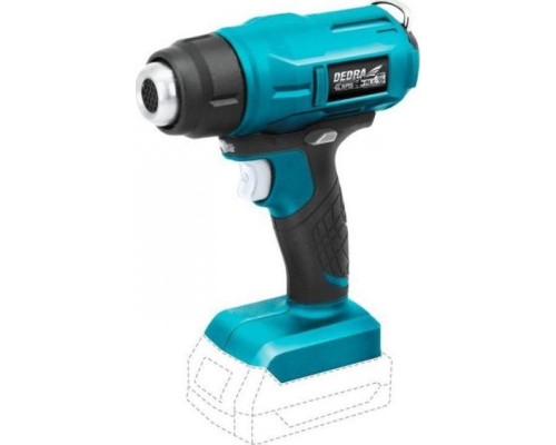 Фен будівельний акумуляторний Dedra CORDLESS HEAT GUN 18V SAS (без акумулятора)