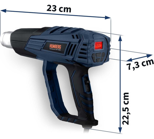 Фен будівельний Humberg HM-291 2000 Вт