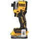 Гайковерт ударний Dewalt DCF850E1T 1/4 + 1 акумулятор