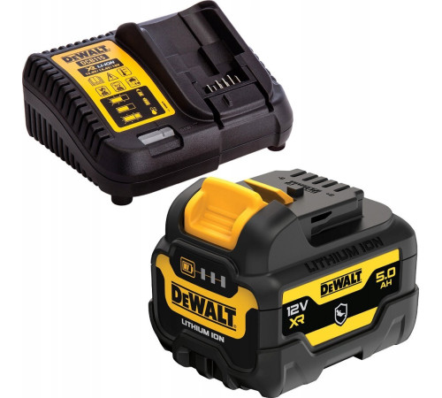 Ударний гайковерт, акумуляторний Dewalt 12v xr. 3/8 1x5ah gfn (1 x акумулятор)