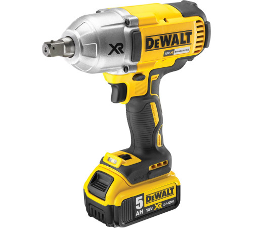 Ударний гайковерт, акумуляторний Dewalt 18V XR 1/2" (2 x акумулятора)