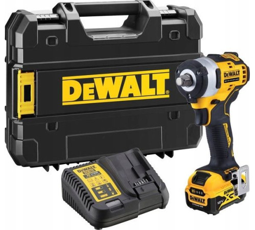 Ударний гайковерт, акумуляторний Dewalt DCF901P1 12 В 1/2" (1 x акумулятор)