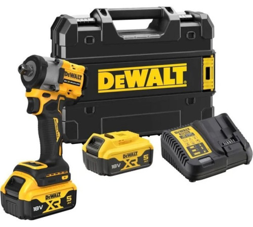 Удариний гайковерт, акумуляторний Dewalt DCF922P2T 18 В 1/2" (2 x акумулятора)