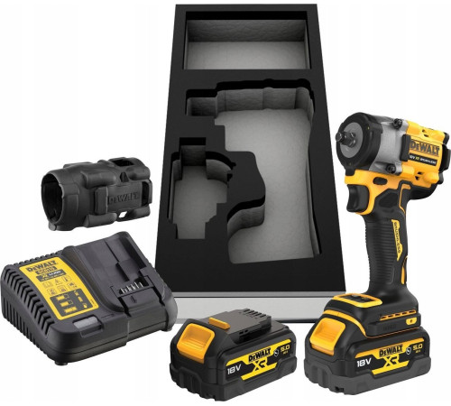 Ударний гайковерт, акумуляторний Dewalt 18v xr 3/8" gfn (2 x акумулятора)