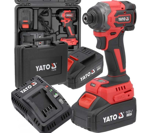 Гайковерт ударний Yato YT-82798 18V + 1 акумулятор