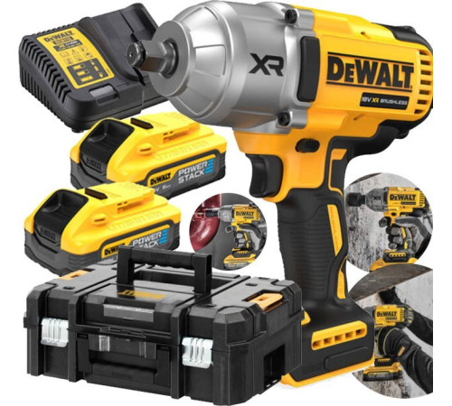 Гайковерт ударний Dewalt DCF900H2T-QW 1/2" 1355Нм + 2 акумулятори