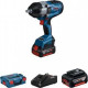 Гайковерт ударний Bosch 1/2 GDS 18V-1000 + 2 акумулятори