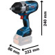 Гайковерт ударний Bosch 1/2 GDS 18V-1000 + 2 акумулятори