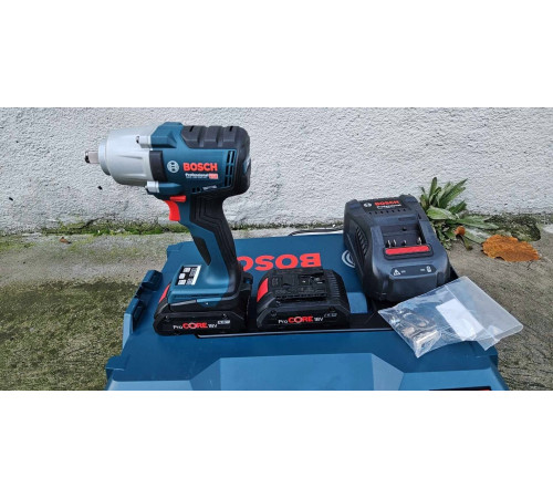 Гайковерт ударний Bosch GDS 18V-450 HC Professional, 18V + 2 акумулятори