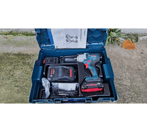 Гайковерт ударний Bosch GDS 18V-450 HC Professional, 18V + 2 акумулятори