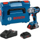 Гайковерт ударний Bosch GDS 18V-450 HC Professional, 18V + 2 акумулятори