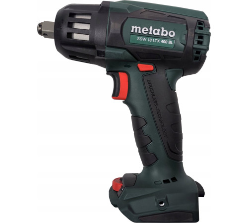 Ударний гайковерт, акумуляторний Metabo CORDLESS IMPACT WRENCH 1/2'' SSW 18 LTX 400 BL (без акумулятора)