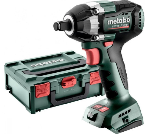 Ударний гайковерт, акумуляторний Metabo 1/2'' SSW 18 LT 300 BL 0*AH (без акумулятора)