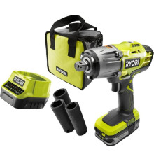 Ударний гайковерт, акумуляторний Ryobi R18IW3-120S 18 В 1/2