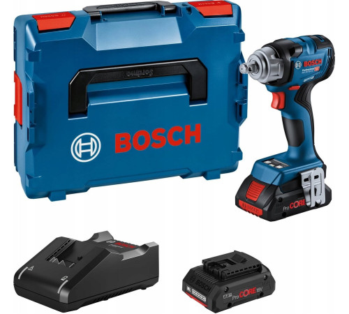 Гайковерт ударний Bosch GDS 18V-330 HC Professional, 18V + 2 акумулятори