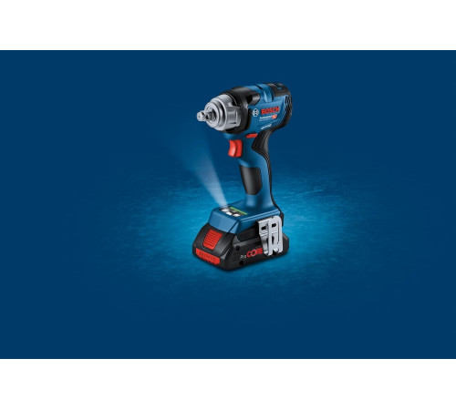 Гайковерт ударний Bosch GDS 18V-330 HC Professional, 18V + 2 акумулятори