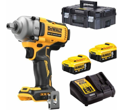 Гайковерт ударний Dewalt DCF892P2T 1/2" 18V + 2 акумулятори